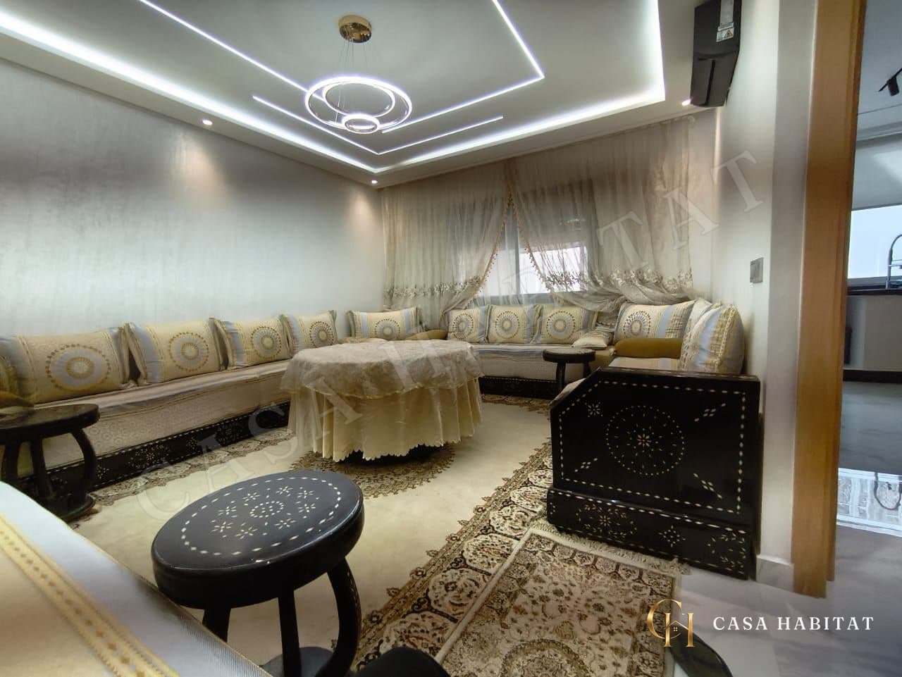 Photo de Appartement neuf meublé haut standing de 83 m² à louer à Abdelmoumen, Casablanca à Abdelmoumen