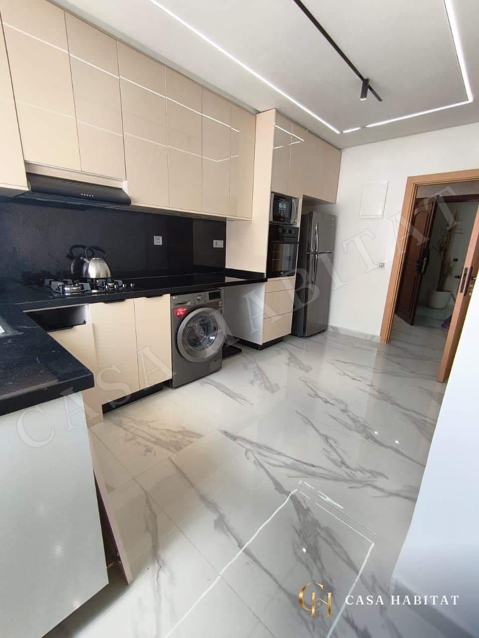 Photo de Appartement neuf meublé haut standing de 83 m² à louer à Abdelmoumen, Casablanca à Abdelmoumen